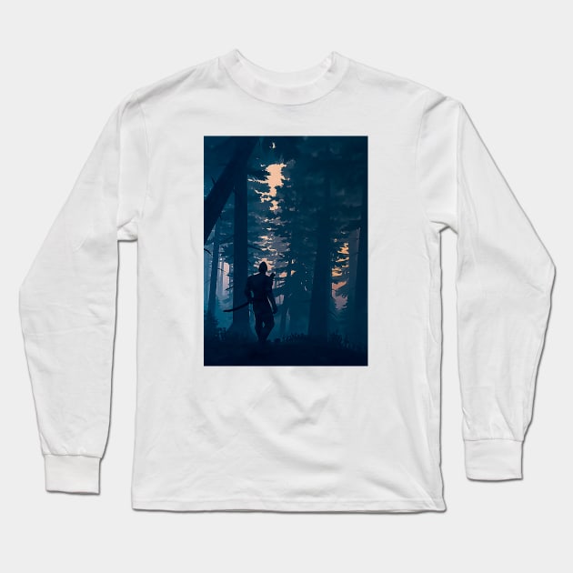 Valheim forest Long Sleeve T-Shirt by TeEmporium